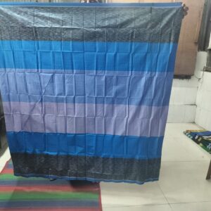Premium Multi-Blue Luxury Striped Lungi - এক্সক্লুসিভ নীল ও ধূসর লাক্সারি লুঙ্গি