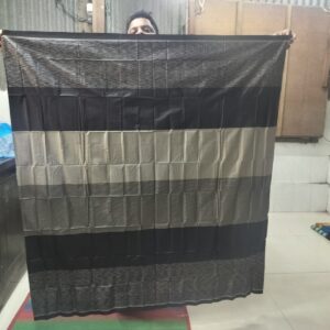 Premium Multi-Striped Luxury Lungi - গর্জিয়াস মাল্টি-স্ট্রাইপড ব্ল্যাক লাক্সারি লুঙ্গি